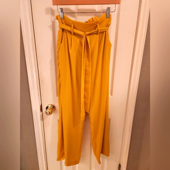 ECOWISH Womens Palazzo Wide Leg Pant with Pockets - Picture 2 of 7